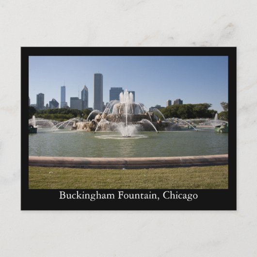 Buckingham Fountain, Chicago Briefkaart (Voorkant)