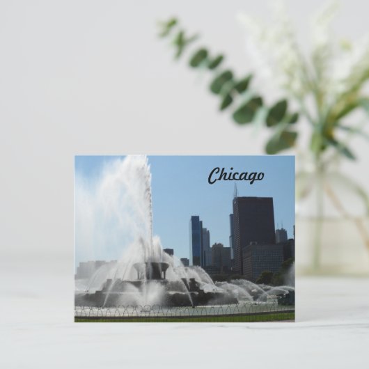 Buckingham Fountain - Chicago Briefkaart (Staand voorkant)
