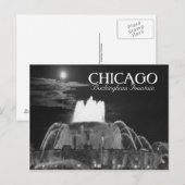 Buckingham Fountain Chicago Illinois Briefkaart (Voorkant / Achterkant)