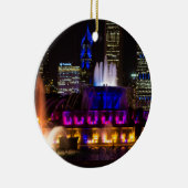 Buckingham Fountain Chicago Keramisch Ornament (Rechts)