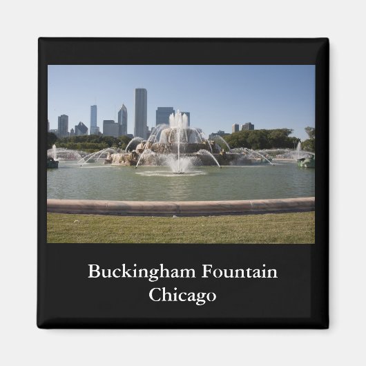 Buckingham Fountain, Chicago Magneet (Voorkant)