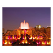 Buckingham Fountain III Foto Afdruk (Voorkant)