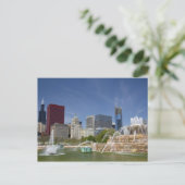 Buckingham Fountain in Grant Park, 2 Briefkaart (Staand voorkant)