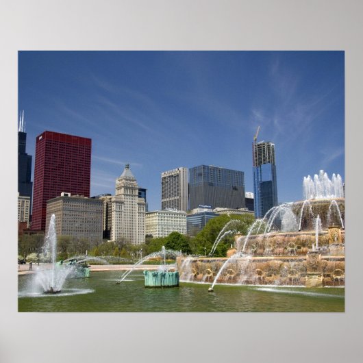 Buckingham Fountain in Grant Park, 2 Poster (Voorkant)