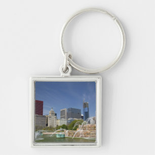 Buckingham Fountain in Grant Park, 2 Sleutelhanger