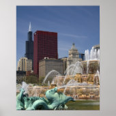 Buckingham Fountain in Grant Park, Poster (Voorkant)
