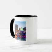 Buckingham Fountain Lit bij nacht Mok (Voorkant links)