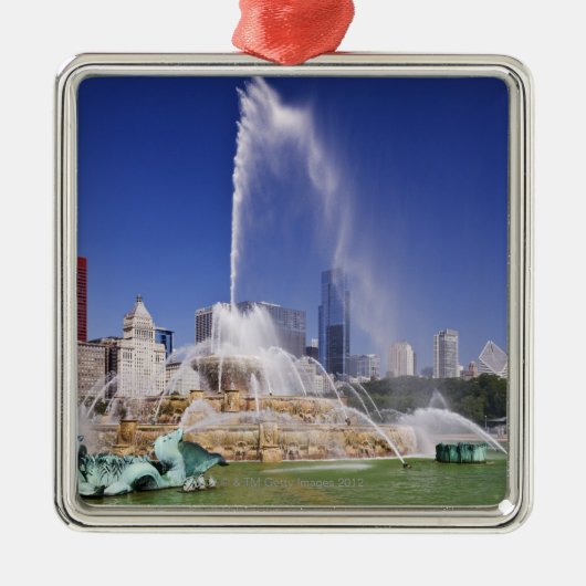 Buckingham Fountain Metalen Ornament (Voorkant)