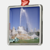 Buckingham Fountain Metalen Ornament (Links)