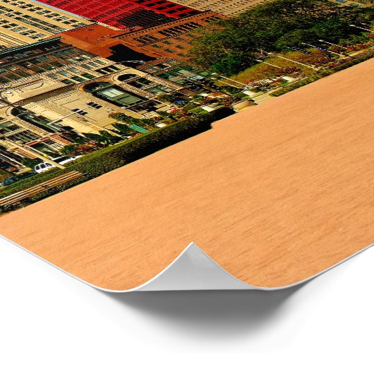 Buckingham Fountain Poster (Hoek)