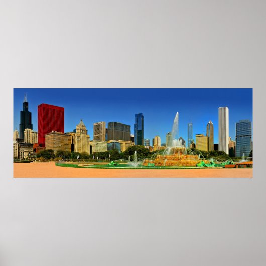 Buckingham Fountain Poster (Voorkant)