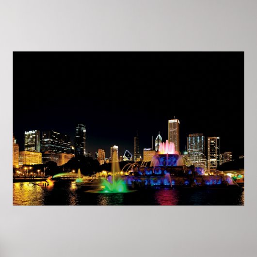 Buckingham Fountain Poster (Voorkant)