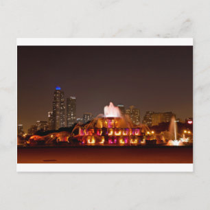Buckingham Fountain - Sinaasappels Briefkaart