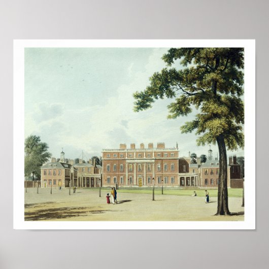 Buckingham House, uit 'The History of the Royal R' Poster (Voorkant)