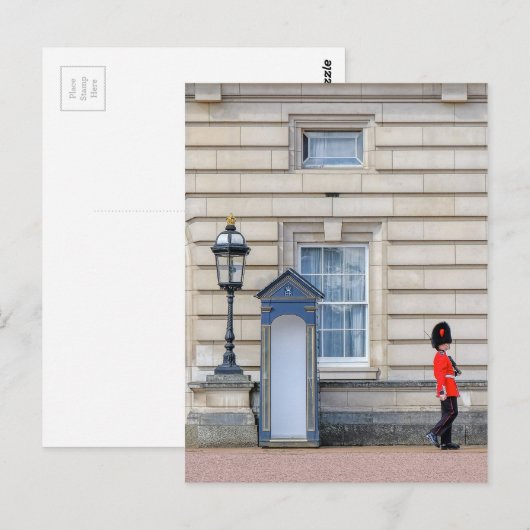 Buckingham Palace, Briefkaart van het Verenigd Kon (Voorkant / Achterkant)