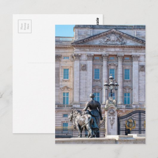 Buckingham Palace, Briefkaart van het Verenigd Kon (Voorkant / Achterkant)