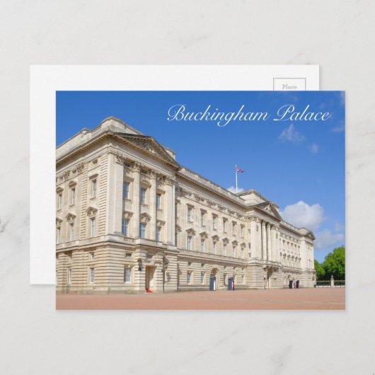 Buckingham Palace, Briefkaart van het Verenigd Kon (Voorkant / Achterkant)