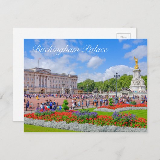 Buckingham Palace, Briefkaart van het Verenigd Kon (Voorkant / Achterkant)