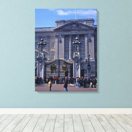 Buckingham Palace Canvas Afdruk (Insitu (Houten vloer))