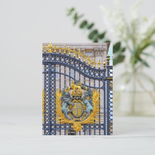 Buckingham Palace Gates, Briefkaart uit Londen, Ve (Staand voorkant)