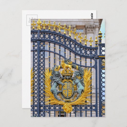 Buckingham Palace Gates, Briefkaart uit Londen, Ve (Voorkant / Achterkant)