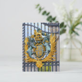Buckingham Palace Gates, Briefkaart uit Londen, Ve (Staand voorkant)