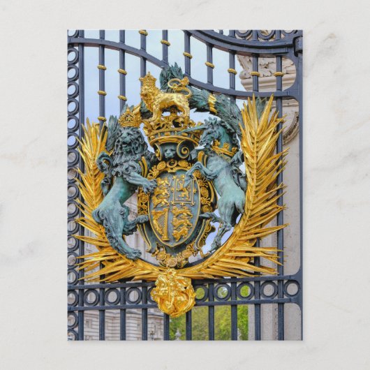 Buckingham Palace Gates, Briefkaart uit Londen, Ve (Voorkant)