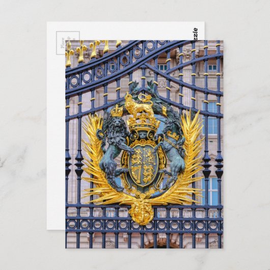 Buckingham Palace Gates, Briefkaart uit Londen, Ve (Voorkant / Achterkant)