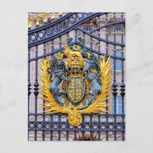 Buckingham Palace Gates, Briefkaart uit Londen, Ve (Voorkant)