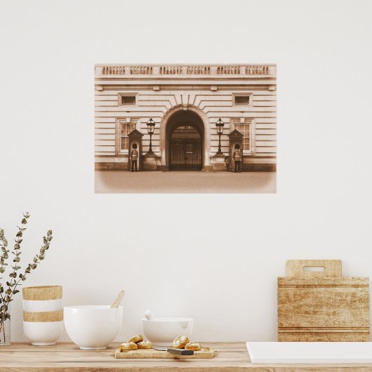 Buckingham Palace Guards - Poster Londen (Keuken)