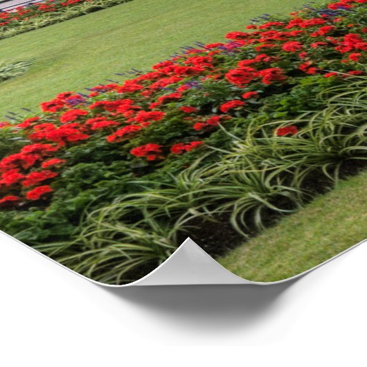 Buckingham Palace in Londen Poster (Hoek)