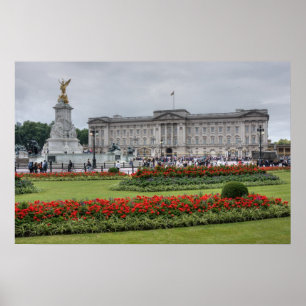 Buckingham Palace in Londen Poster