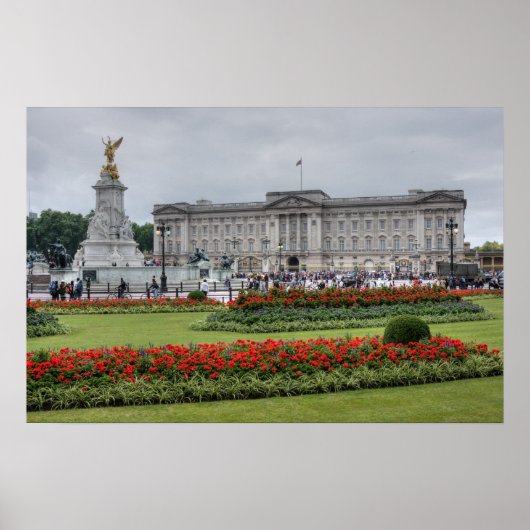 Buckingham Palace in Londen Poster (Voorkant)