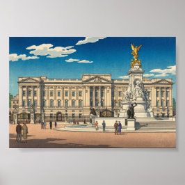 Buckingham Palace Japanese Woodblock Print