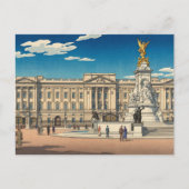 Buckingham Palace Japanese Woodblock Print Briefkaart (Voorkant)
