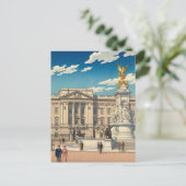 Buckingham Palace Japanese Woodblock Print Briefkaart (Staand voorkant)