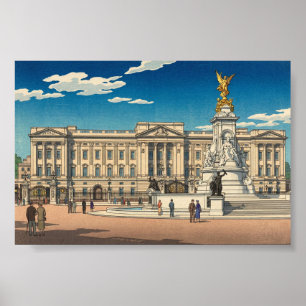Buckingham Palace Japanse Houtblokprint Poster