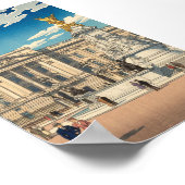 Buckingham Palace Japanse Houtblokprint Poster (Hoek)
