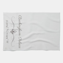 Buckingham Palace Latitude en Lengtegraad Theedoek