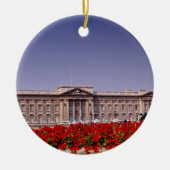 Buckingham Palace, Londen, Engelstalige bloemen Keramisch Ornament (Voorkant)