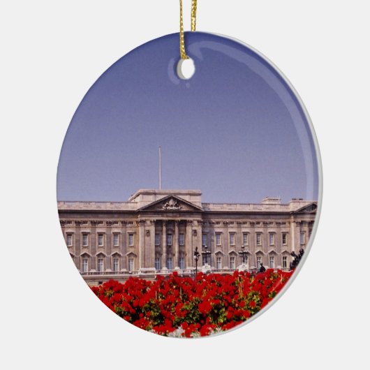 Buckingham Palace, Londen, Engelstalige bloemen Keramisch Ornament (Links)