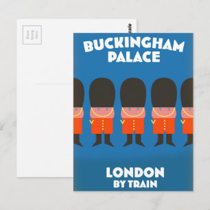 Buckingham Palace Londen per trein Briefkaart