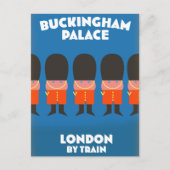 Buckingham Palace Londen per trein Briefkaart (Voorkant)