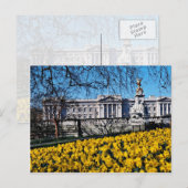 Buckingham Palace, Londense bloemen Briefkaart (Voorkant / Achterkant)