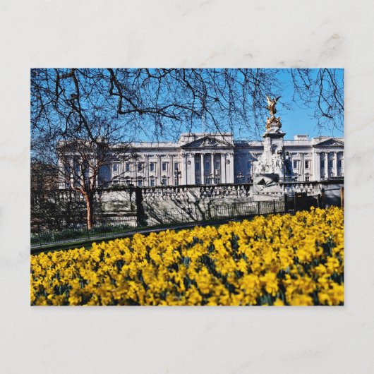 Buckingham Palace, Londense bloemen Briefkaart (Voorkant)