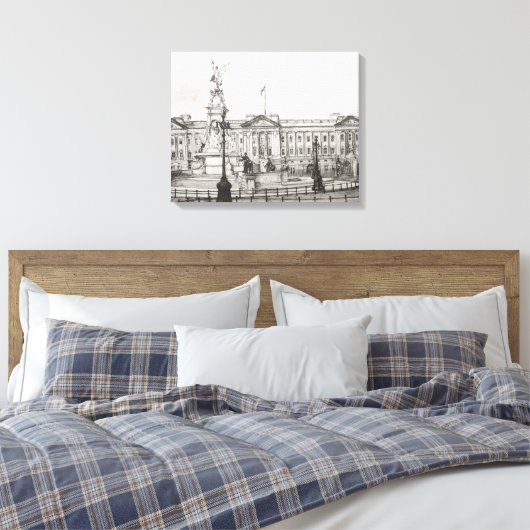Buckingham Palace London.2006 Canvas Afdruk (Insitu (Slaapkamer))