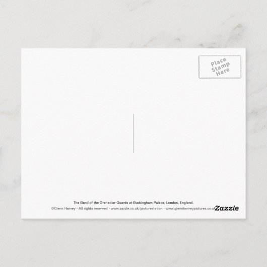 Buckingham Palace London Briefkaart (Achterkant)