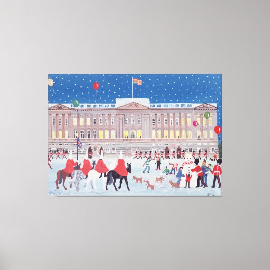 Buckingham Palace London Canvas Afdruk (Voorkant)