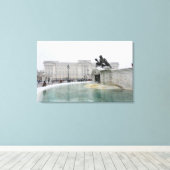 Buckingham Palace London England Canvas Afdruk (Insitu (Houten vloer))