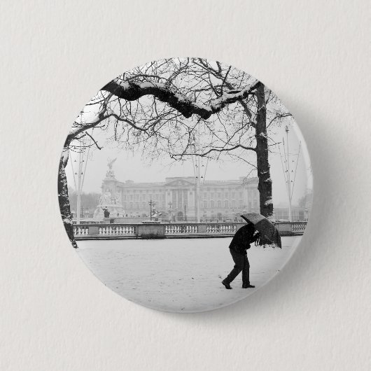 Buckingham Palace London England Ronde Button 5,7 Cm (Voorkant)